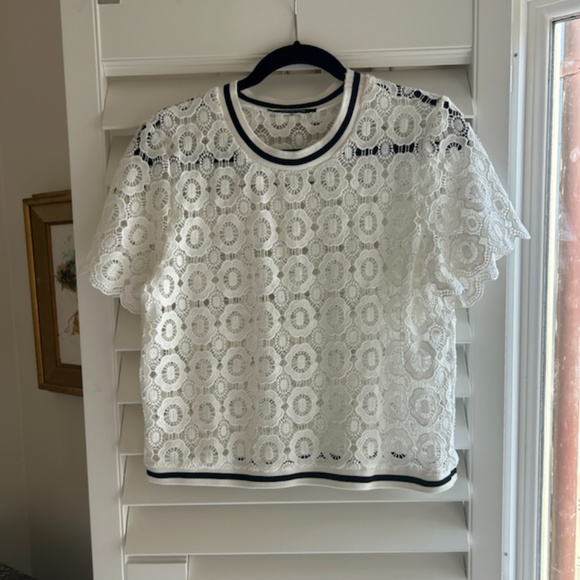 Sugarlips Tops - Sugarl!ps Lace Blouse | Size L (Runs M)